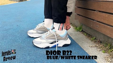 dior b22 sneakers white blue|dior b22 sneakers for men.